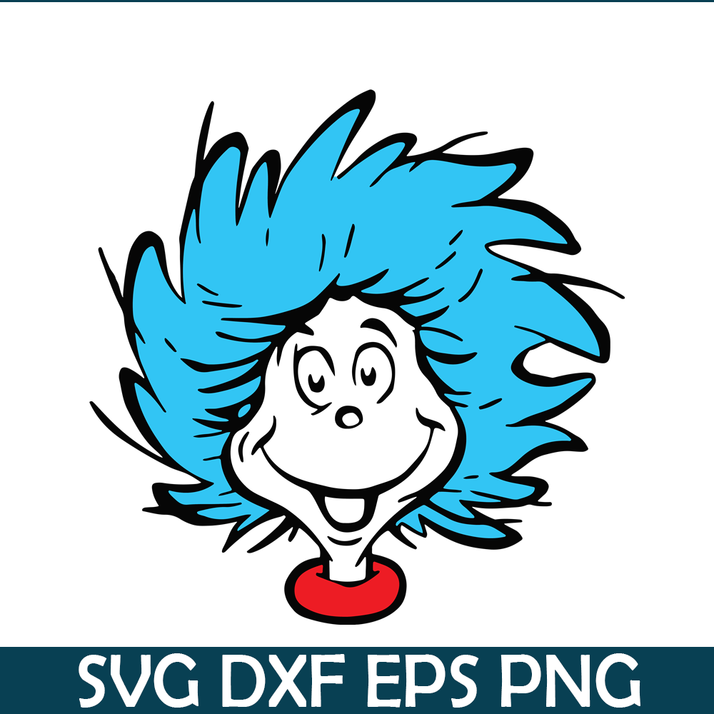 DS104122337-Thing 1 Character SVG, Dr Seuss SVG, Cat in the Hat SVG DS104122337.png