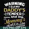 FN000457-Warning I got my daddy's temper and my mommy's attitude svg, png, dxf, eps file FN000457.jpg