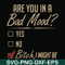 FN000468-Are you in a bad mood yes no Bitch I might be svg, png, dxf, eps file FN000468.jpg