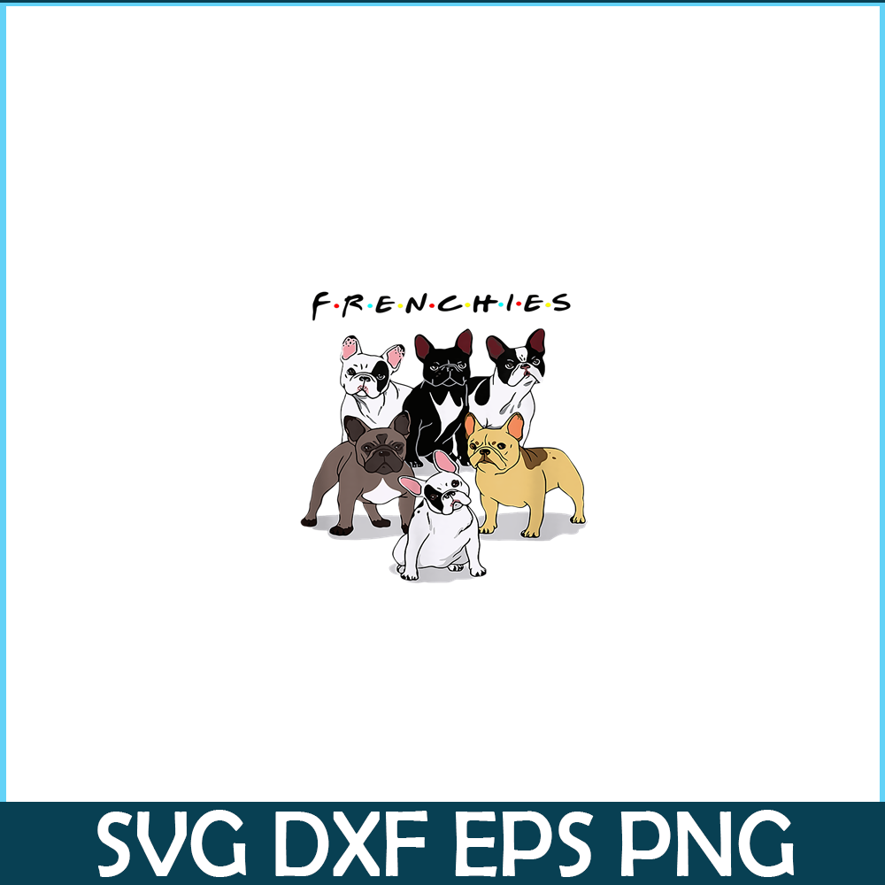 HL161023145-Frenchie Bulldog And Friends PNG, French Bulldog PNG, French Dog Artwork PNG.png