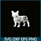 HL16102332-Floral French Bulldog PNG, Dog Lover PNG, Bulldog Mascot PNG.png