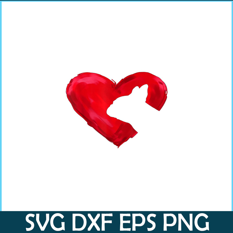 HL16102365-French Bulldog Heart Silhouette PNG, Frenchie Dog Lover PNG, French Dog Artwork PNG.png