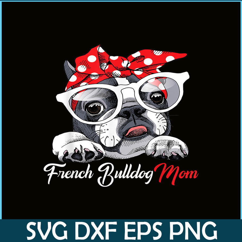 HL16102374-French Bulldog Mom PNG, Frenchie Dog Lover PNG, French Dog Artwork PNG.png