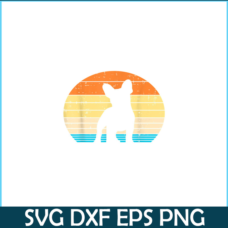 HL16102392-French Bulldog Sunset Retro PNG, Frenchie Dog Lover PNG, French Dog Artwork PNG.png