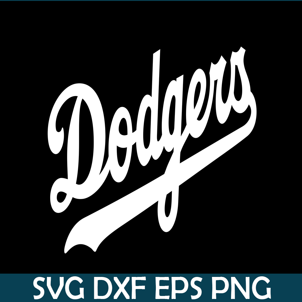 MLB011223120-LA Dodgers White Text SVG, Major League Baseball SVG, MLB Lovers SVG MLB011223120.png