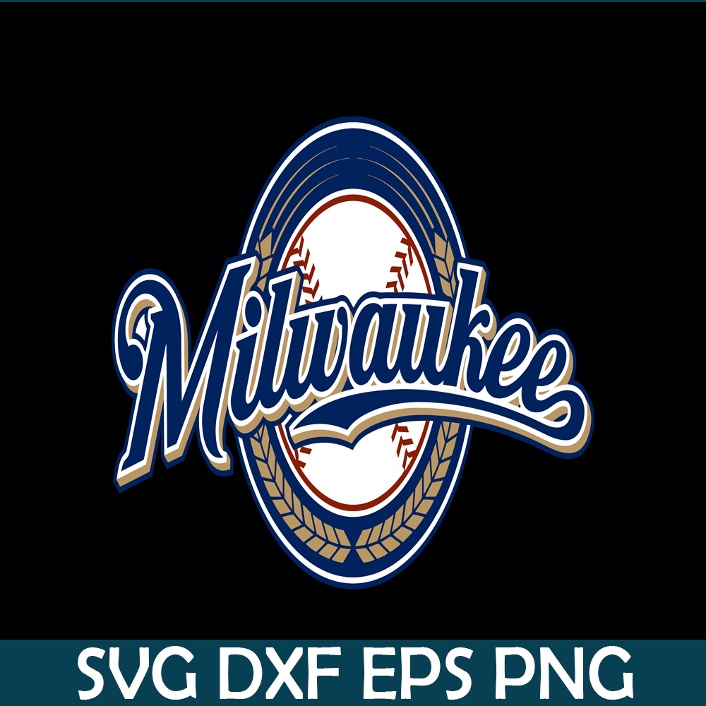 MLB011223150-Milwaukee Brewers Unique Logo SVG, Major League Baseball SVG, MLB Lovers SVG MLB011223150.png