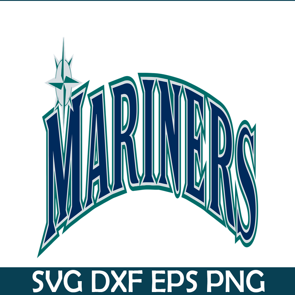 MLB2041223113-Mariners The Blue Text SVG, Major League Baseball SVG, Baseball SVG MLB2041223113.png