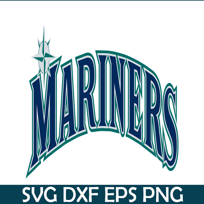 MLB2041223113-Mariners The Blue Text SVG, Major League Baseball SVG, Baseball SVG MLB2041223113.png