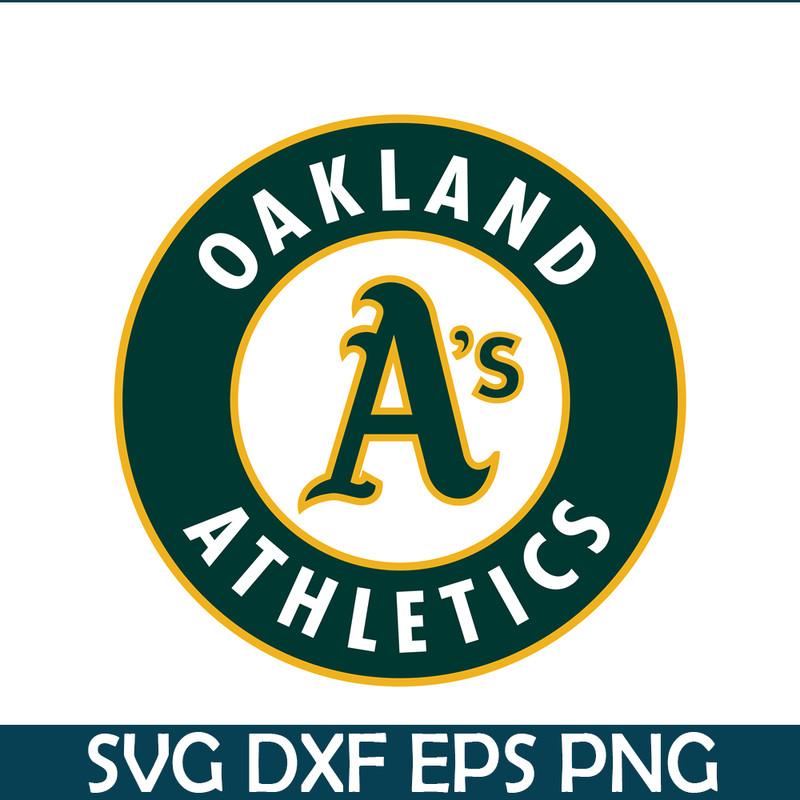 MLB204122340-Oakland Athletics SVG, Major League Baseball SVG, Baseball SVG MLB204122340.png