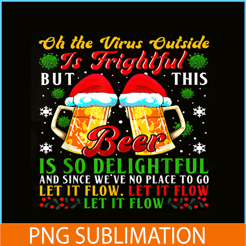 BEER28102357-Beer Is So Delightful PNG Beer Santa PNG Christmas Beer PNG.png