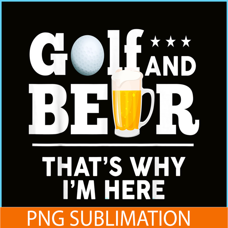 BEER28102335-Golf And Beer PNG Funny Beer Lovers PNG Beer Time PNG.png