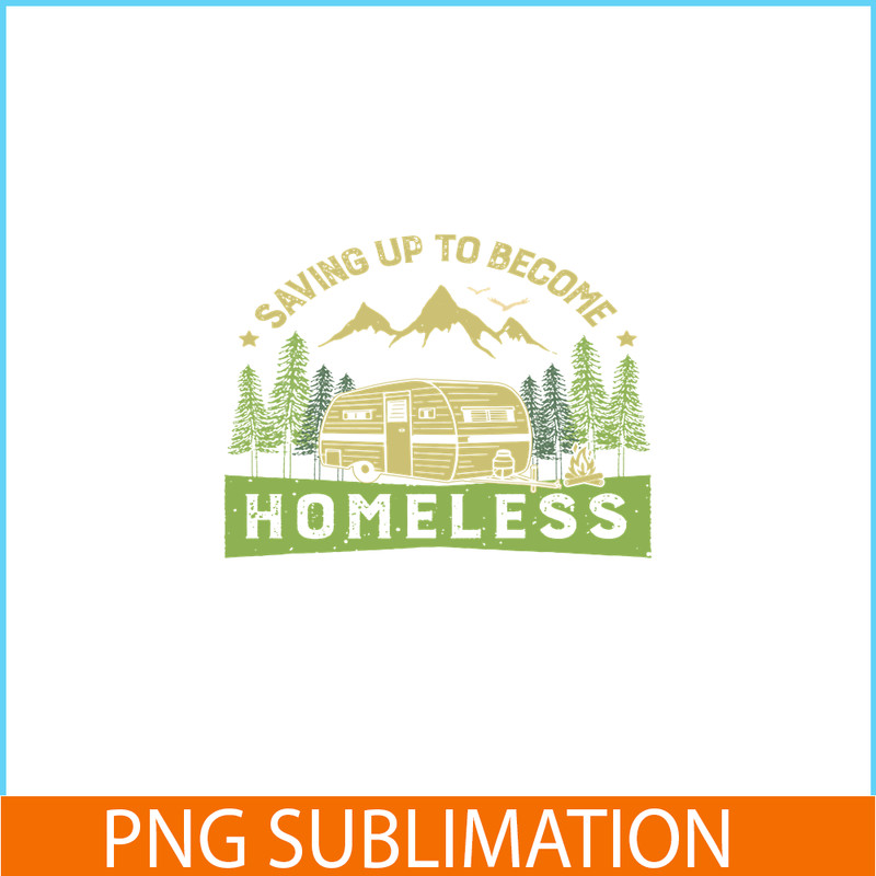 CAMP07112382-Saving Up To Become Homeless PNG Camping PNG Green Retro Forest PNG.png