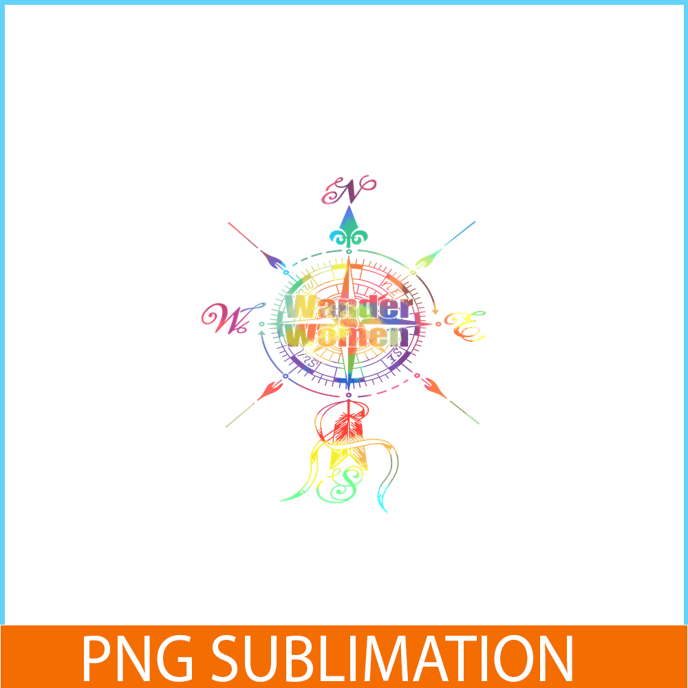 CAMP07112385-Wander Women PNG Camping PNG Compass On A American Flag Background PNG.png