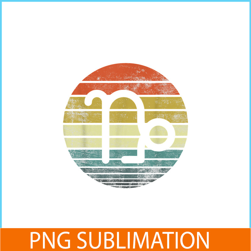 CPB28102313-Capricorn Gifts PNG Funny Retro Sunset PNG Zodiac Sign Birthday PNG.png