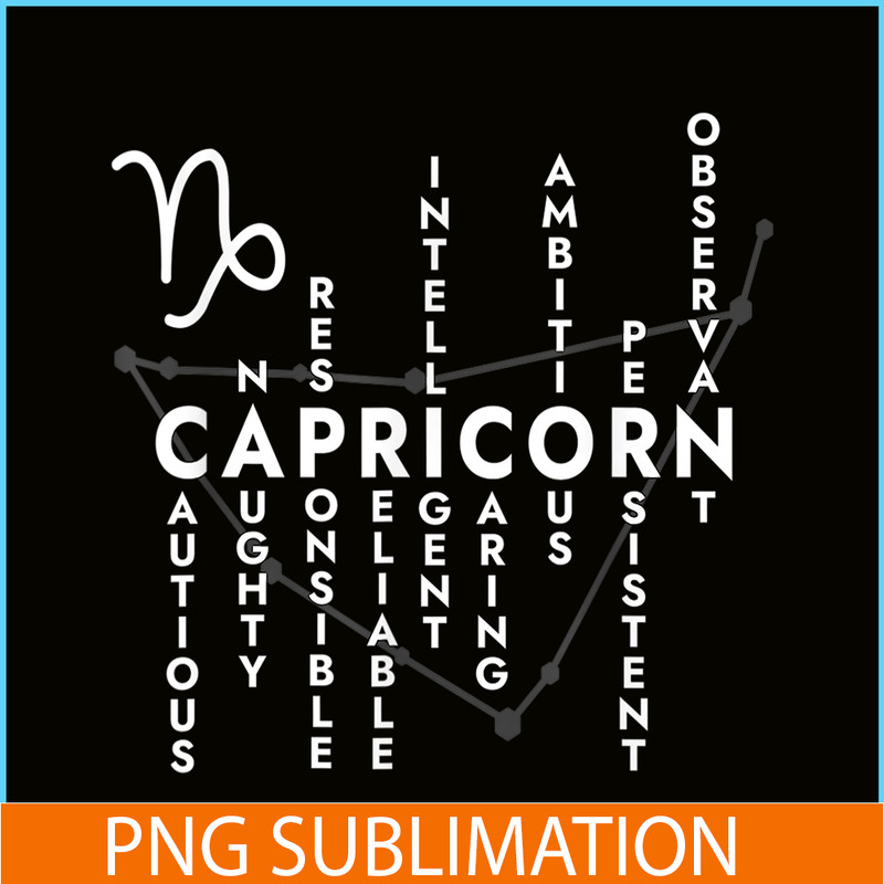 CPB28102366-Proud Capricorn PNG Zodiac Characteristics PNG Astrology Sign PNG.png