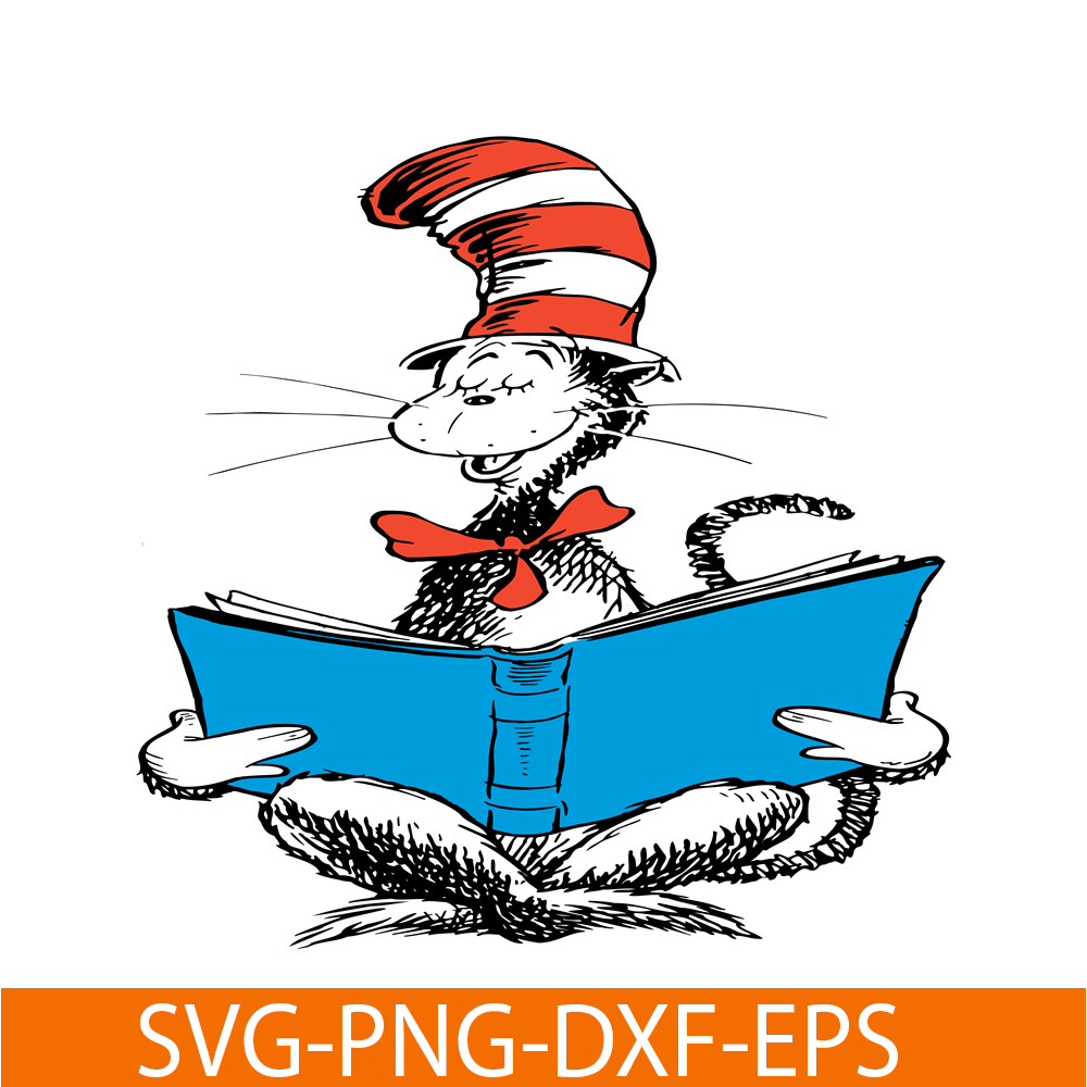 DS104122343-The Reading Cat SVG, Dr Seuss SVG, Cat in the Hat SVG DS104122343.png