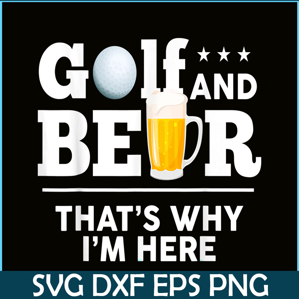 BEER28102335-Golf And Beer PNG Funny Beer Lovers PNG Beer Time PNG.png