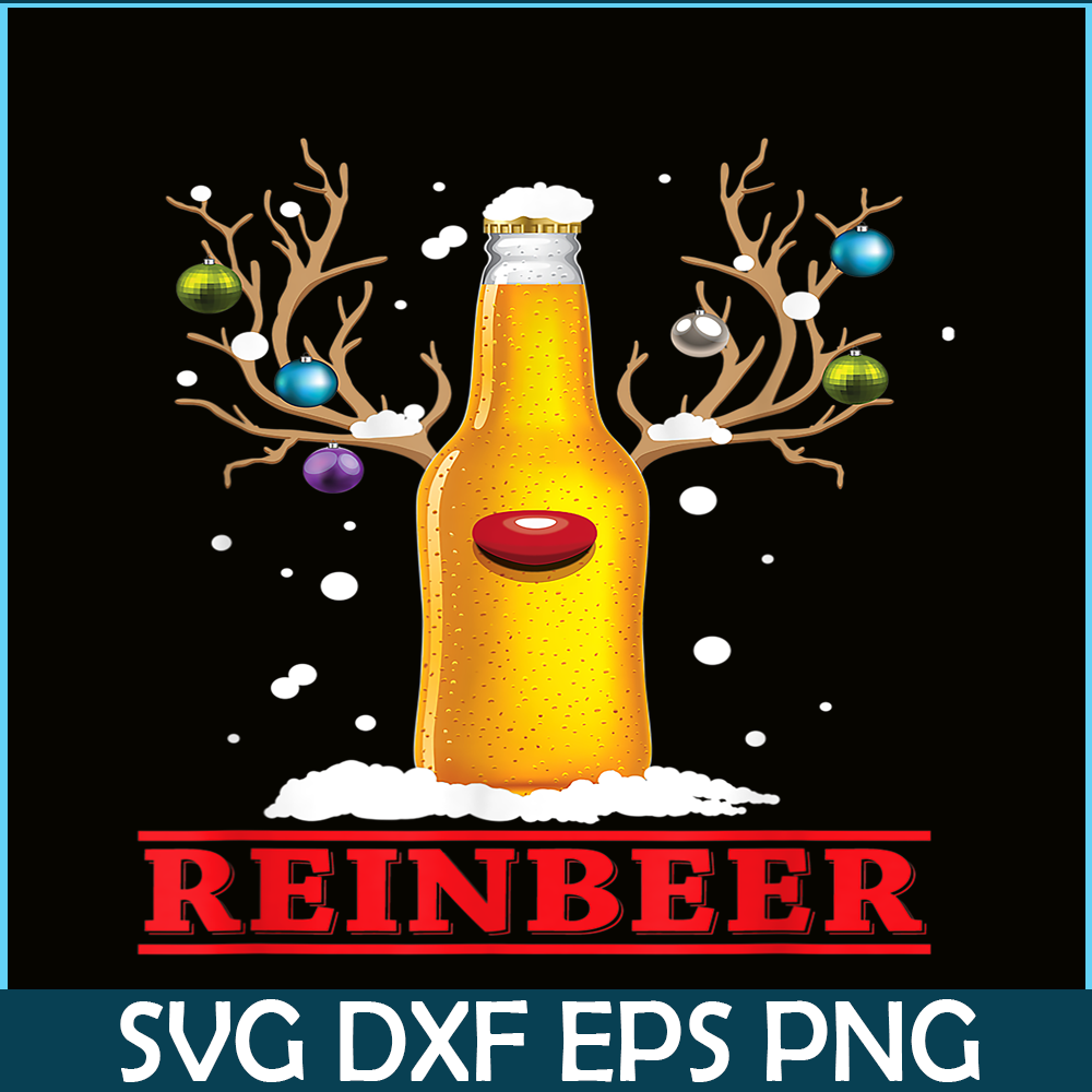 BEER28102364-Reinbeer PNG Christmas Lights Beer PNG Santa Reindeer Drinking PNG.png