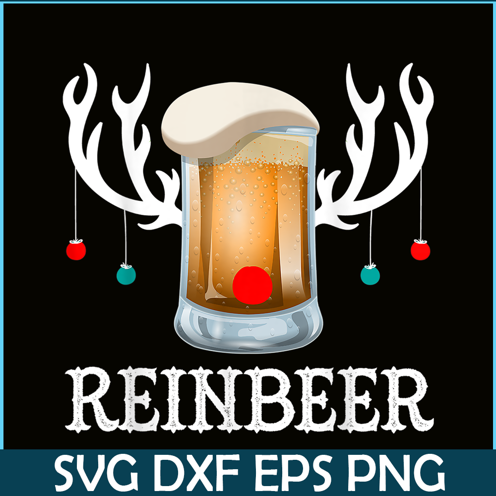 BEER28102367-Reinbeer PNG Funny Christmas Gift For Beer Lovers PNG Christmas And Beer PNG.png