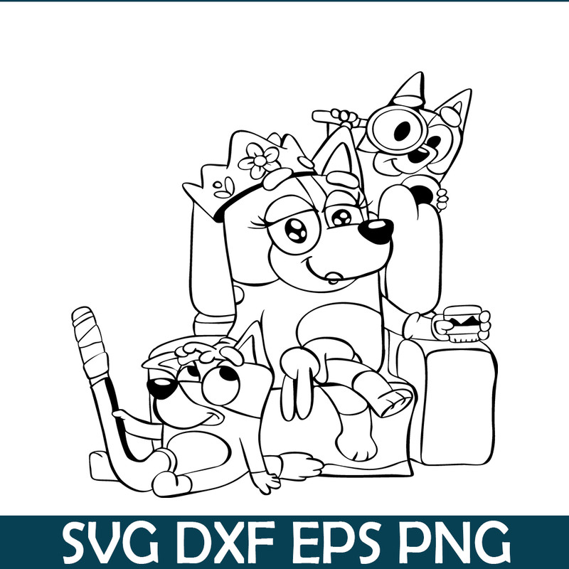 BL22112323-Cute Bluey Design SVG PNG DXF EPS Bluey Cartoon SVG Bluey SVG.png