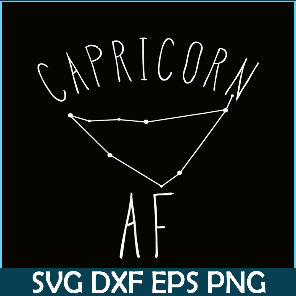 CPB28102307-Capricorn AF PNG Constellation Zodiac PNG Capricorn Birthday Gift PNG.png