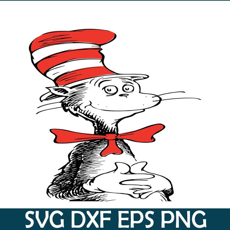 DS104122351-Dr Seuss The Cat Character SVG, Dr Seuss SVG, Cat in the Hat SVG DS104122351.png