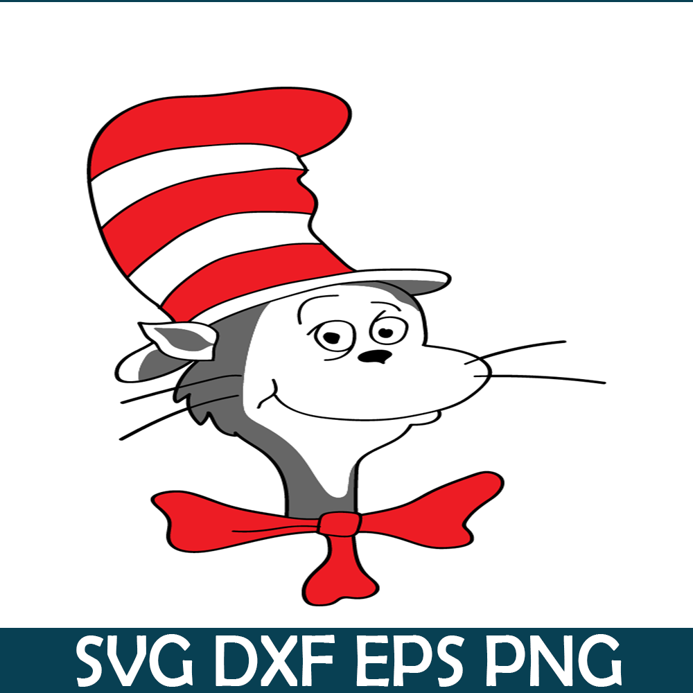 DS205122385-The Happy Face Of The Cat SVG, Dr Seuss SVG, Cat In The Hat SVG DS205122385.png