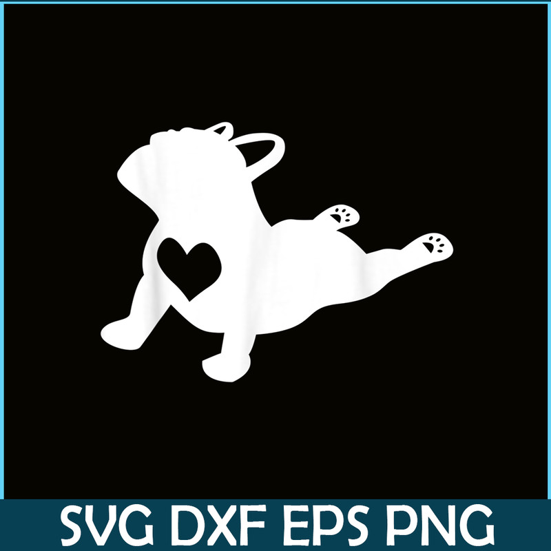 HL161023115-French Bulldog Yoga Love Heart PNG, Frenchie Dog Lover PNG, French Dog Artwork PNG.png