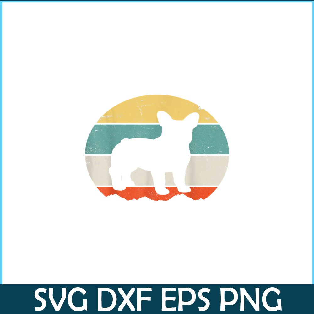 HL16102397-Vintage French Bulldog PNG, Frenchie Dog Lover PNG, French Dog Artwork PNG.png