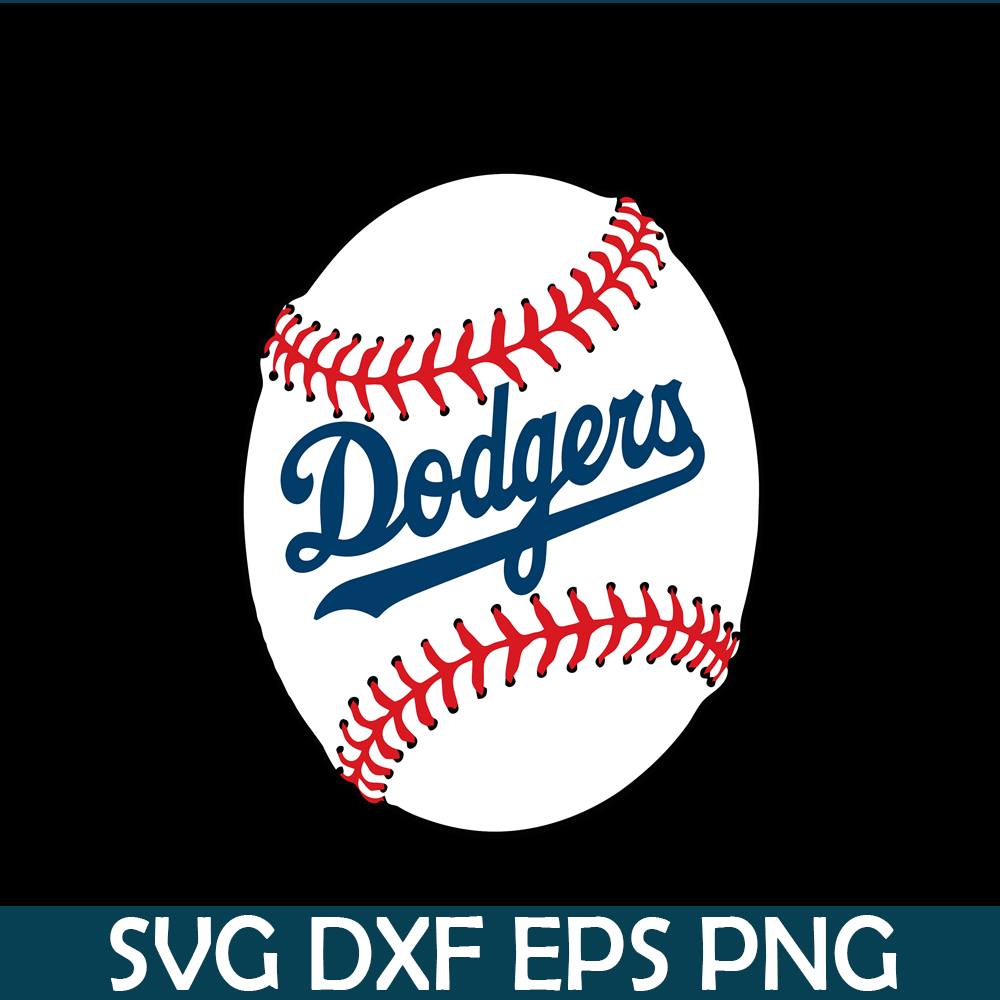 MLB011223125-The Dodgers Ball SVG, Major League Baseball SVG, MLB Lovers SVG MLB011223125.png
