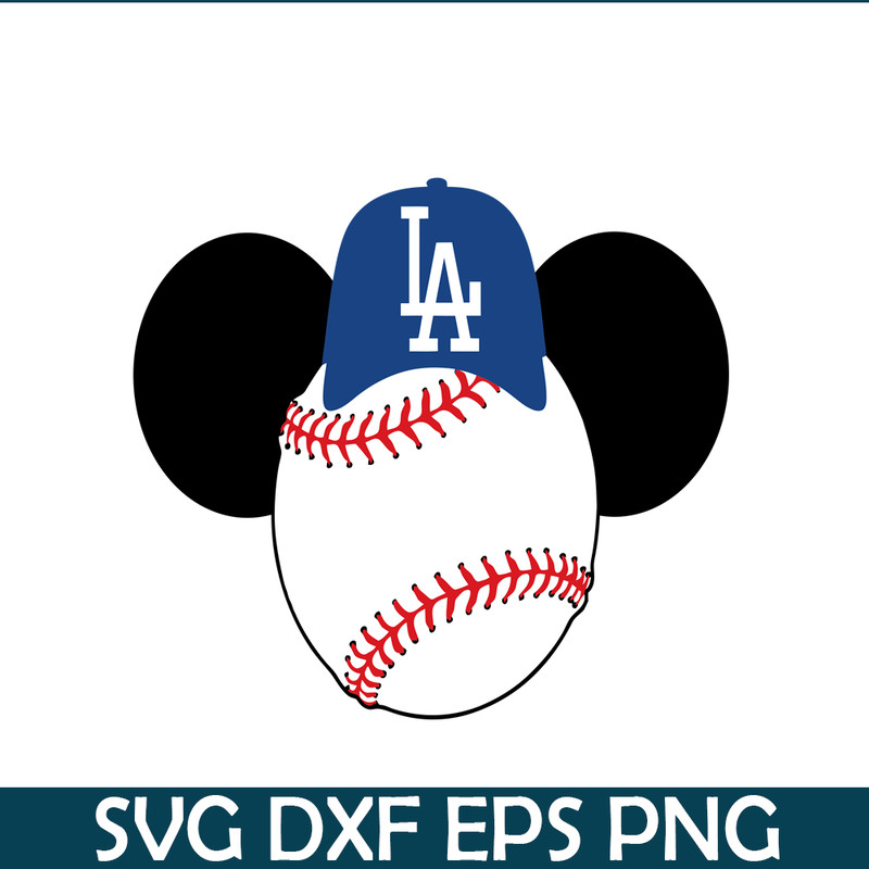 MLB011223139-LA Dodgers The Mickey Ball SVG, Major League Baseball SVG, MLB Lovers SVG MLB011223139.png