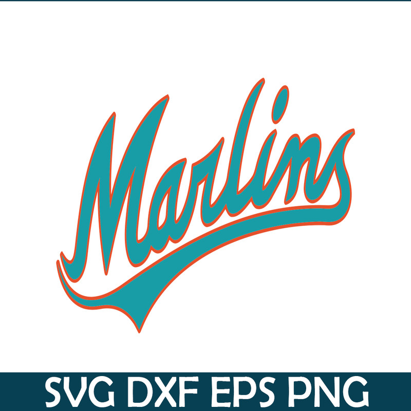 MLB011223146-Marlins Green Text SVG, Major League Baseball SVG, MLB Lovers SVG MLB011223146.png