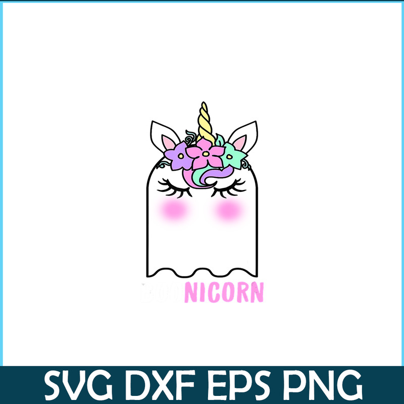 PNG14102347-Boonicorn Unicorn Ghost, Unicorn Halloween Shirt for Girls T-Shirt Png.png