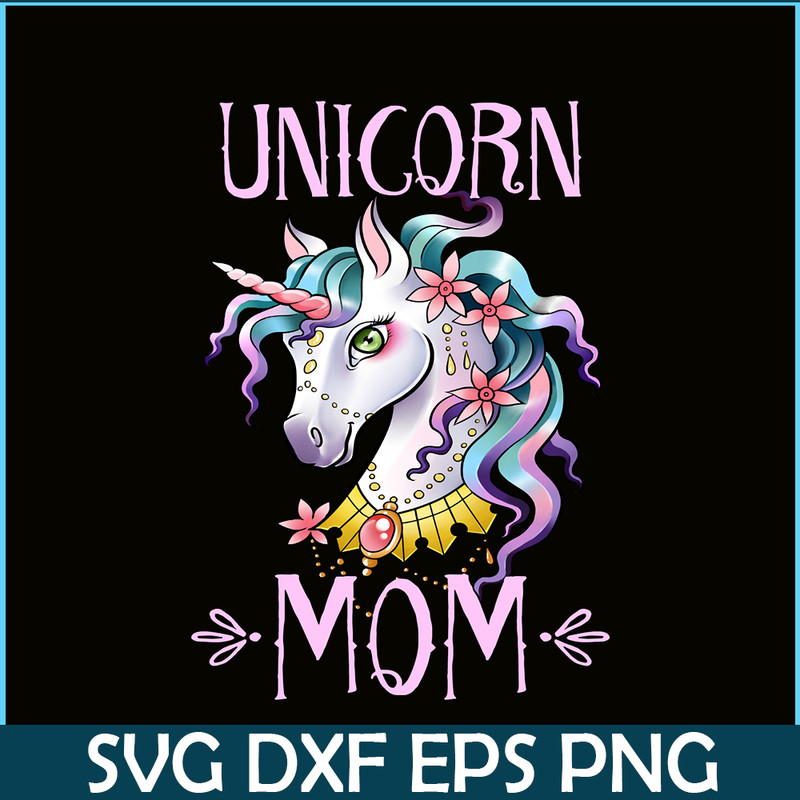 PNG141023680-Unicorn Mom - Unicorns Mama Theme Birthday Mother T Shirt Slim Fit T-Shirt Png.png