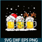 PNG14102392-Beer Christmas Mug Santa Reinbeer Xmas lights Gift Men Women T-Shirt Png.png