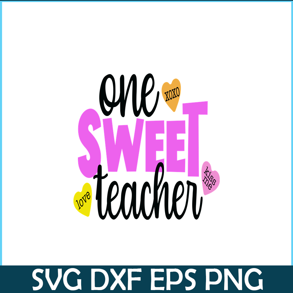VLT21102359-One Sweet Teacher PNG, Sweet Valentine PNG, Valentine Holidays PNG.png