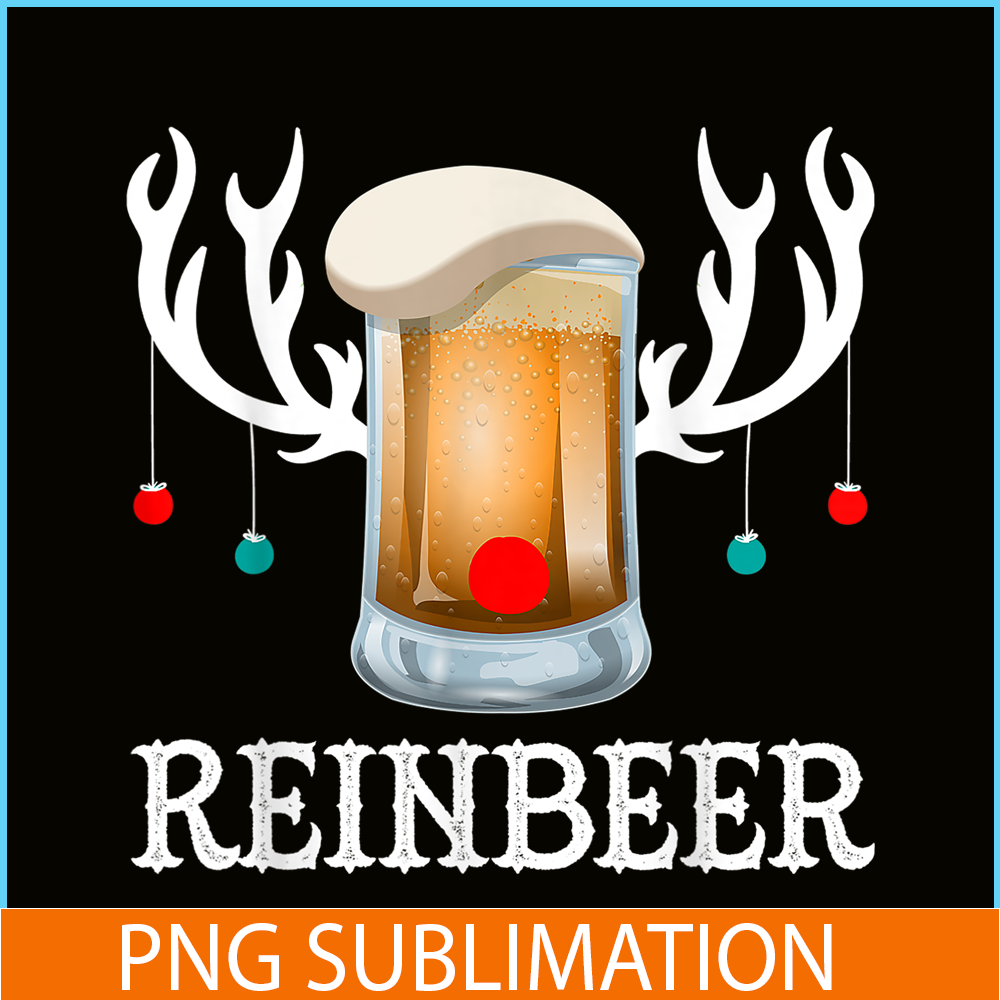 BEER28102367-Reinbeer PNG Funny Christmas Gift For Beer Lovers PNG Christmas And Beer PNG.png