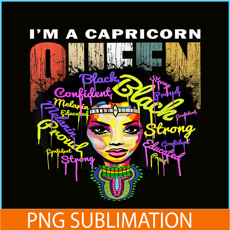 CPB28102338-I Am A Capricorn PNG Black Woman PNG Zodiac Sign PNG.png