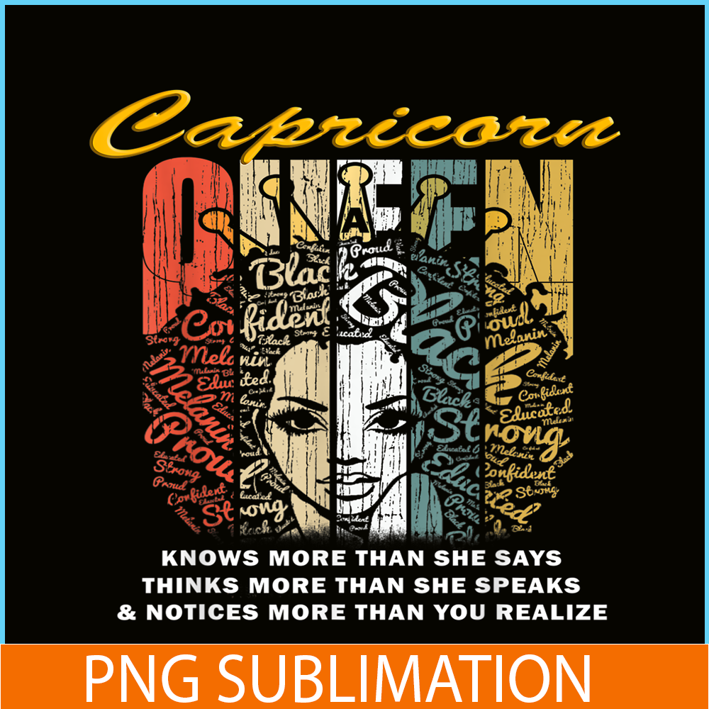 CPB28102339-Capricorn Quotes PNG Black Capricorn Queen PNG Zodiac Sign PNG.png