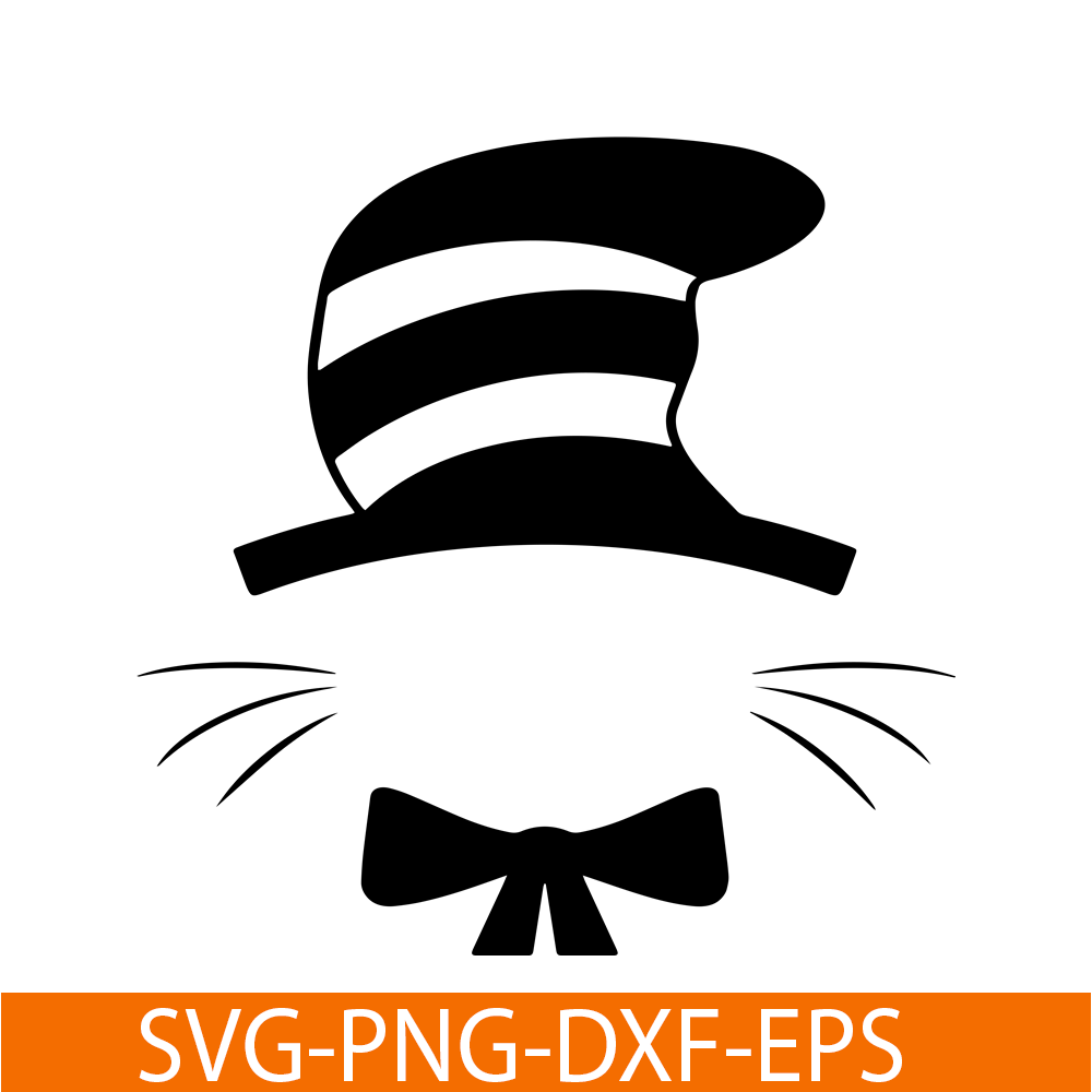 DS105122308-Black Cat With Hat Monogram SVG, Dr Seuss SVG, Cat in the Hat SVG DS105122308.png