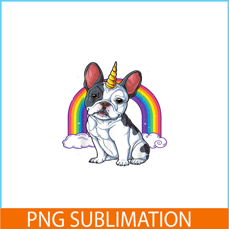 HL161023106-Frenchicorn Bulldog PNG, Frenchie Dog Lover PNG, French Dog Artwork PNG.png