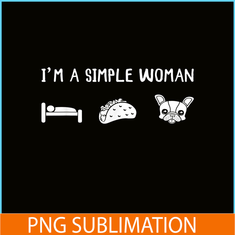 HL161023179- Simple Woman PNG, Frenchie Bulldog PNG, French Dog Artwork PNG1.png