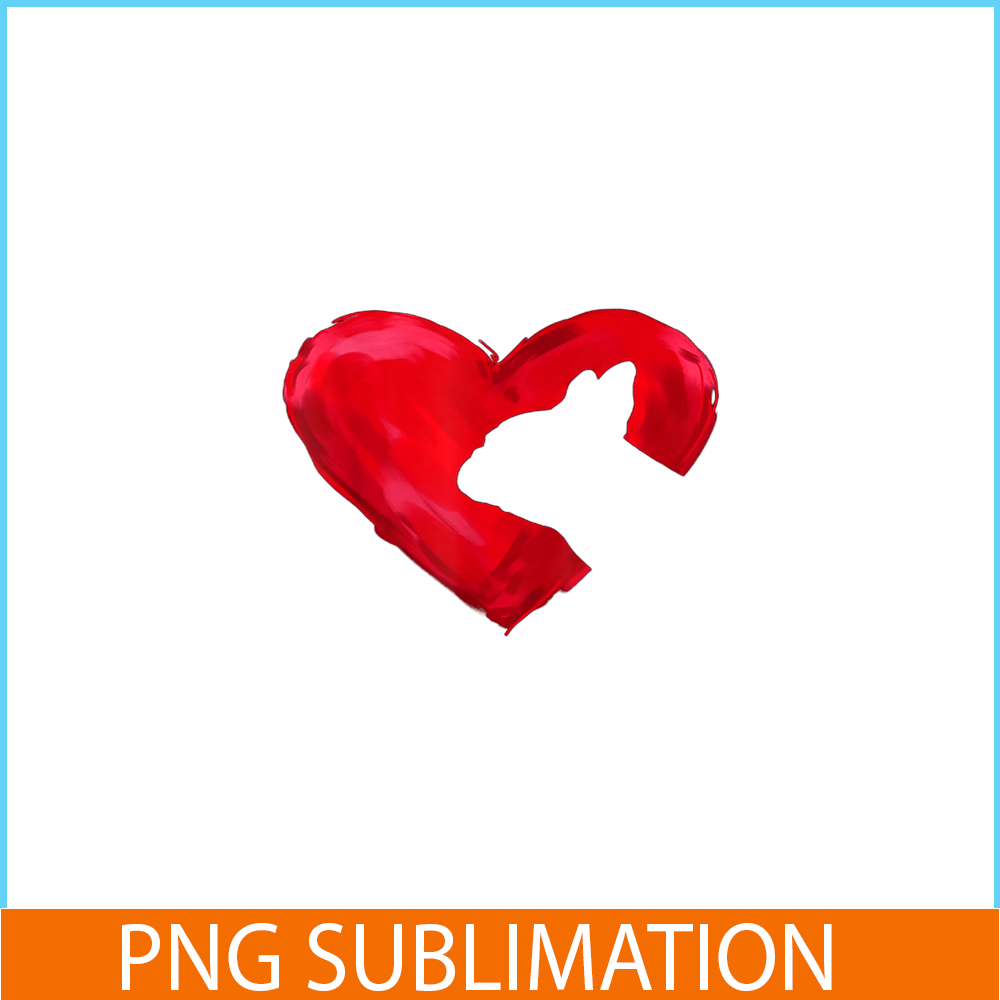 HL16102365-French Bulldog Heart Silhouette PNG, Frenchie Dog Lover PNG, French Dog Artwork PNG.png