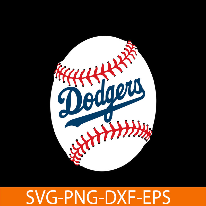 MLB011223125-The Dodgers Ball SVG, Major League Baseball SVG, MLB Lovers SVG MLB011223125.png