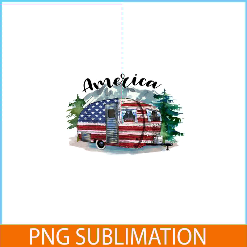 CAMP07112341-America PNG Camping PNG Car Camper American Flag PNG.png