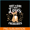 HL161023167-A Girl Who Loves Frenchies PNG, Frenchie Bulldog PNG, French Dog Artwork PNG.png