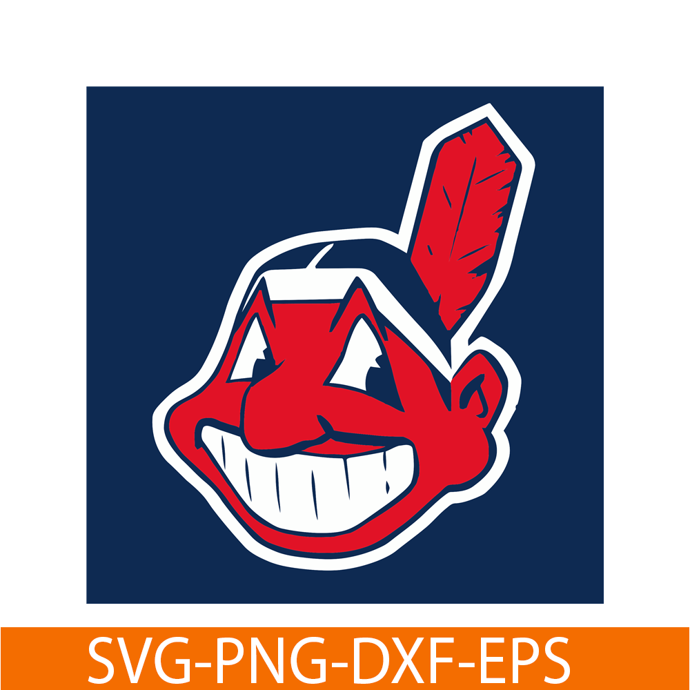 MLB01122331-Cleveland Indians SVG PNG DXF EPS AI, Major League Baseball SVG, MLB Lovers SVG MLB01122331.png