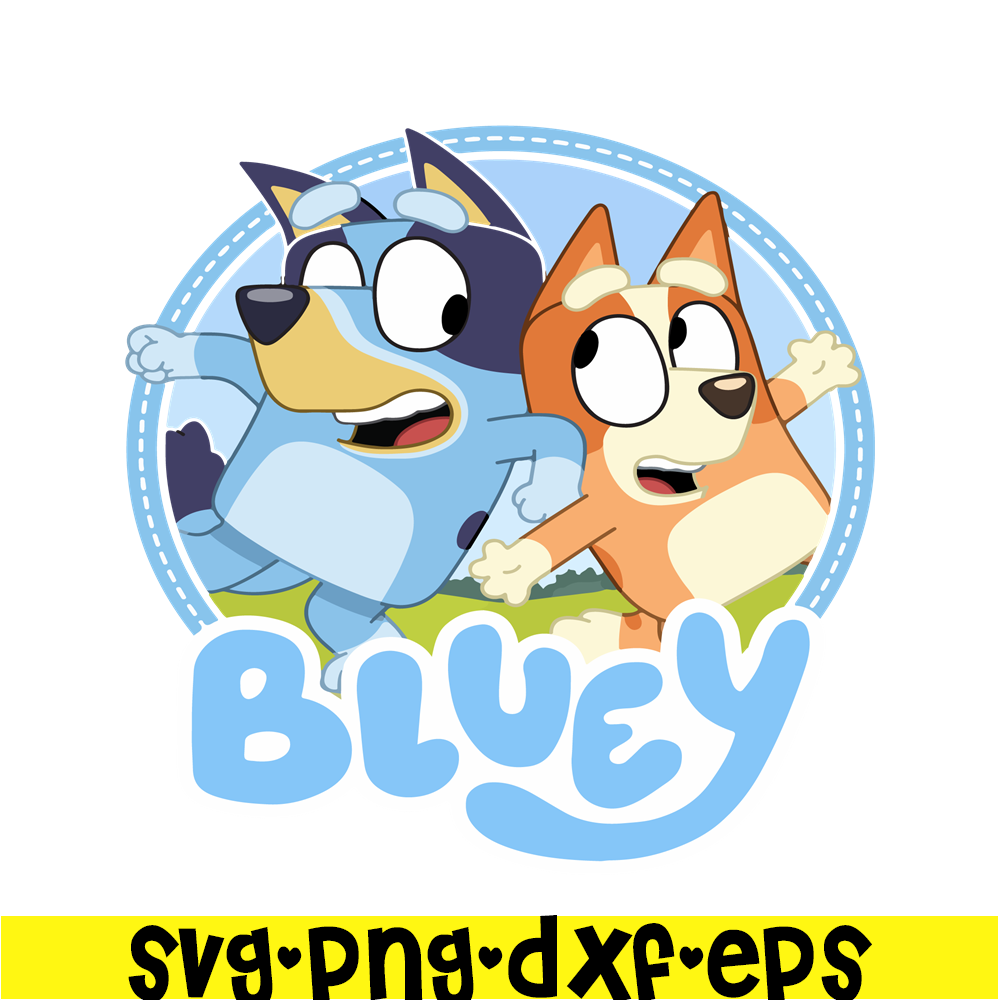 BL22112330-Bluey Siblings SVG PDF PNG Bluey Family SVG Bandit And Chilli SVG.png