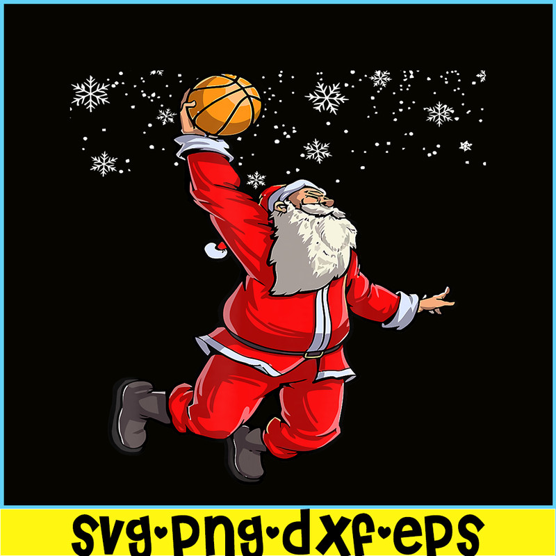 PNG141023141-Christmas Basketball Pajamas Xmas Flying Dunking Santa T-Shirt Png.png