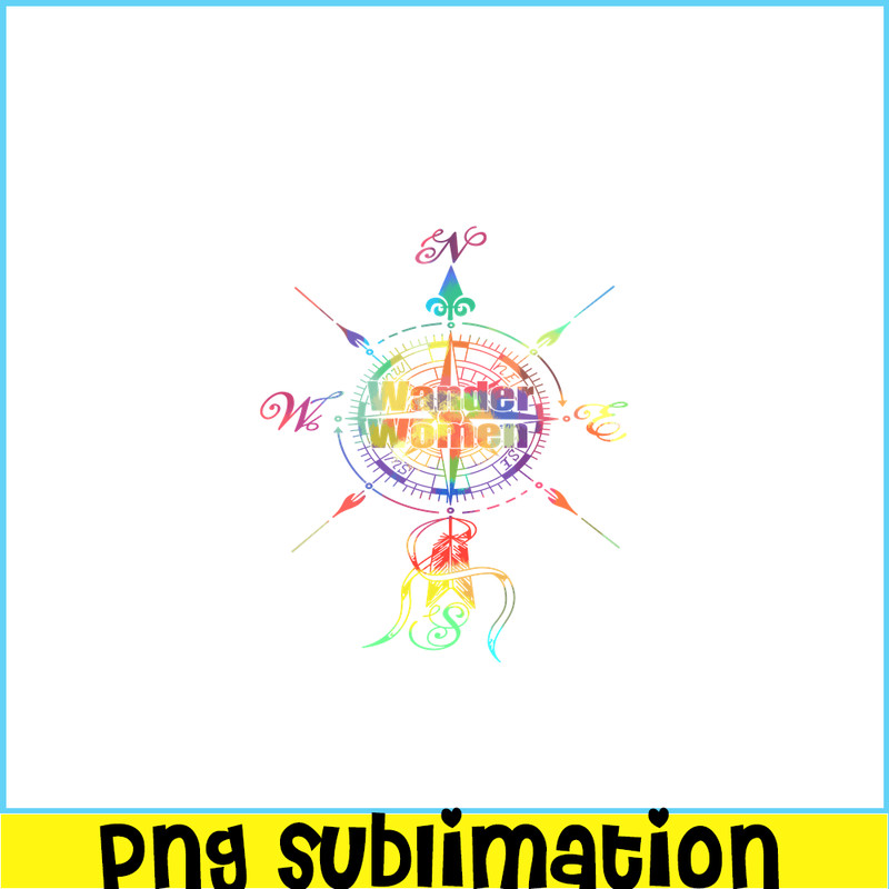 CAMP07112385-Wander Women PNG Camping PNG Compass On A American Flag Background PNG.png